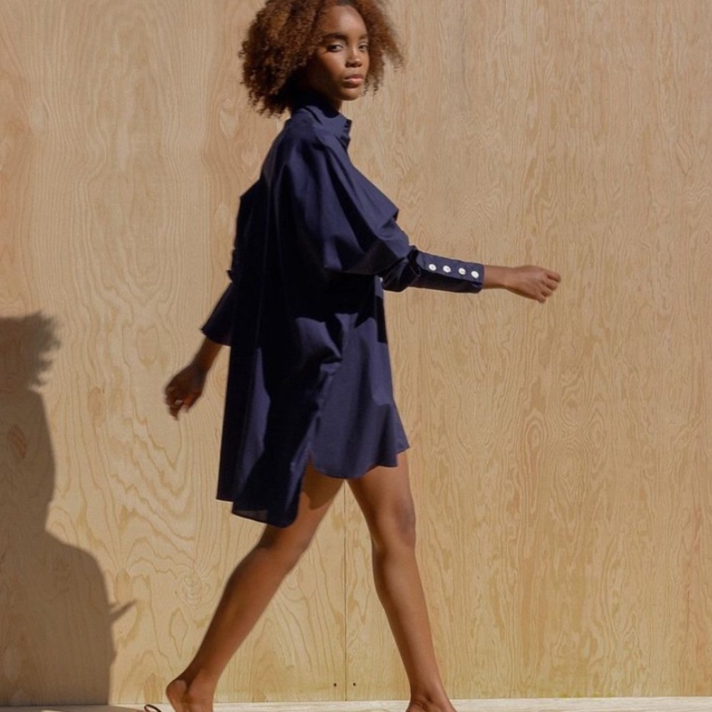 NWT Saint Mojavi Cieza oversized shirt dress